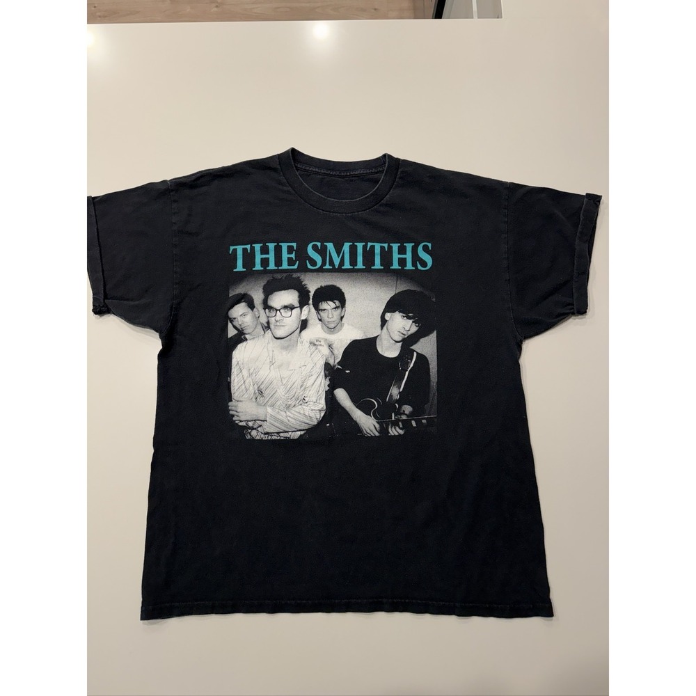 The Smiths Graphic Tee Black Unisex Short Sleeve Crew Neck T-Shirt Size M